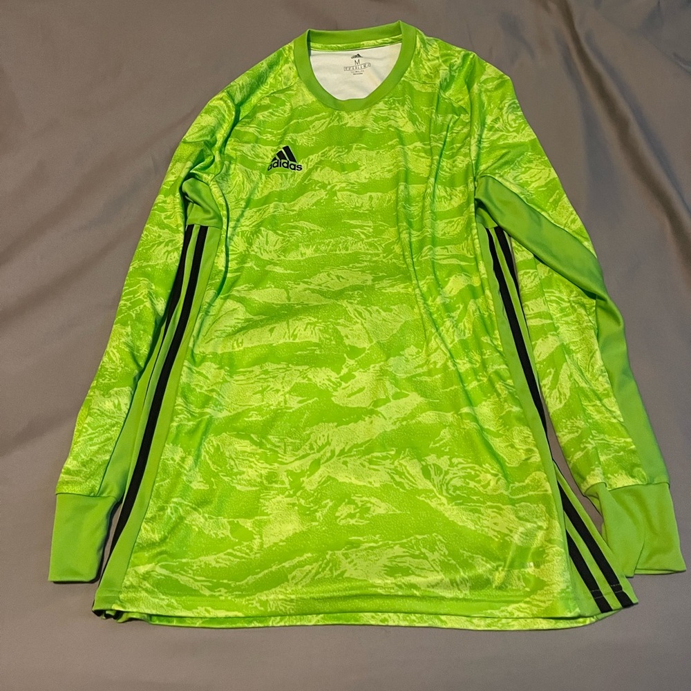 Adidas Men’s Adipro 19 Green Goalkeeper Jersey Size Medium